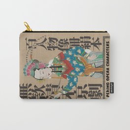 Peking Opera Character Carry-All Pouch