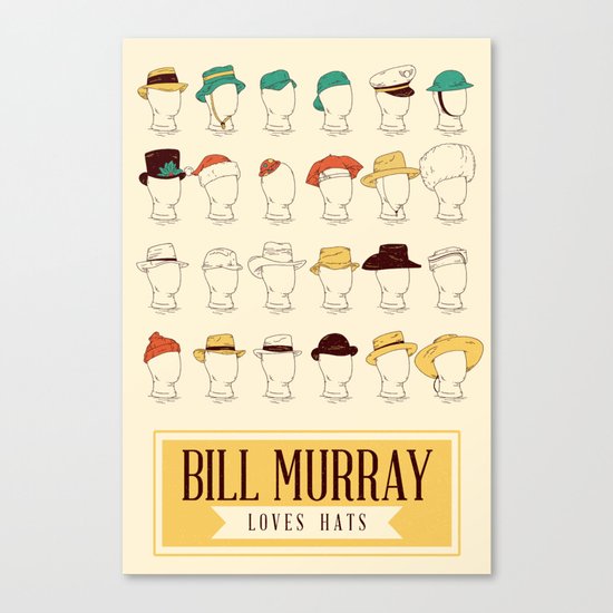 Bill's Hat Collection Canvas Print