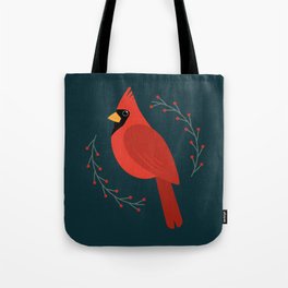Male Cardinal Tote Bag