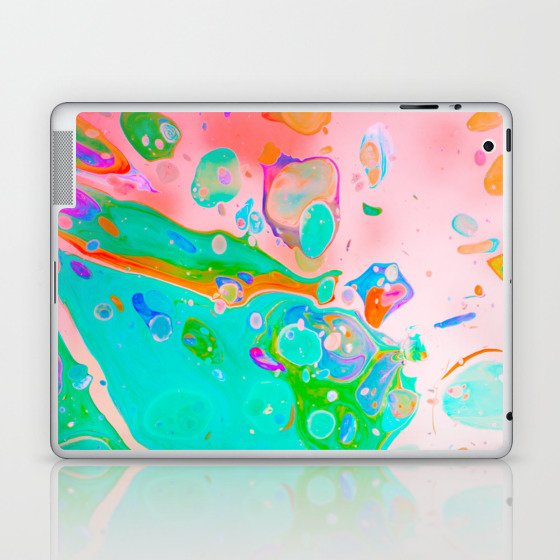 Red & Green Abstract Laptop & iPad Skin
