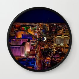 Las Vegas Nevada Skyline Wall Clock