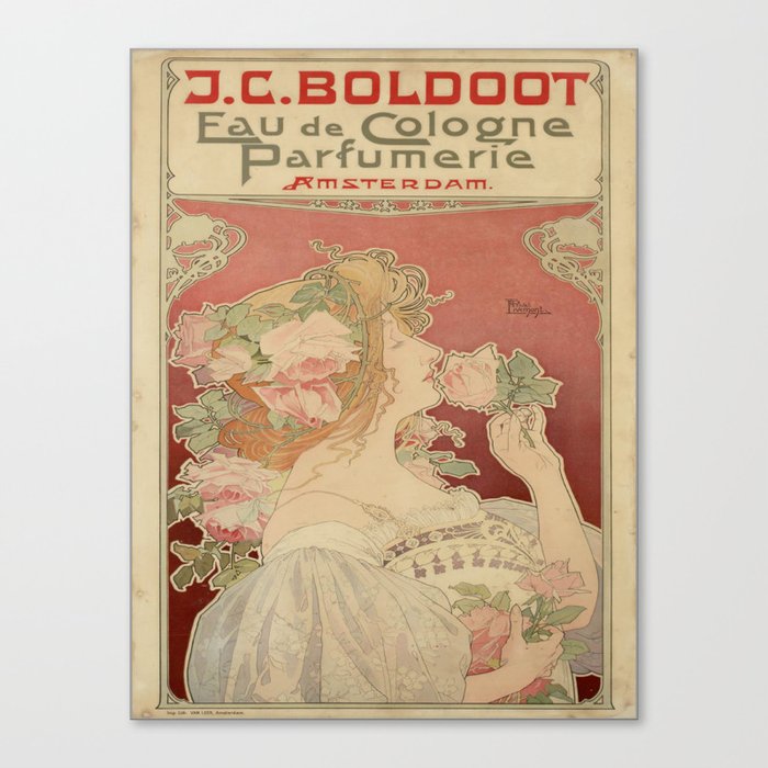 Vintage poster - Parfumerie Canvas Print