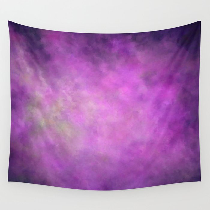 Abstract Soft Watercolor Gradient Ombre Blend 5 Light And Dark Purple Wall Tapestry By Pipafineart