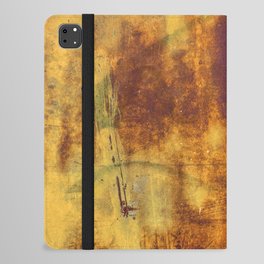 Old rusty steel metal background texture.  iPad Folio Case