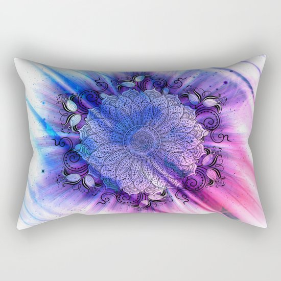 Mandala - Inverse Universe II Rectangular Pillow