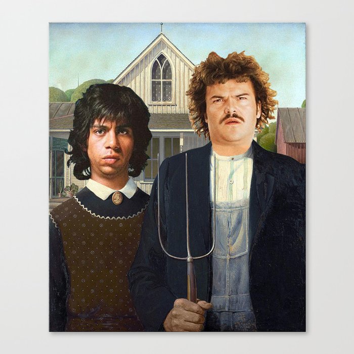 Lesser Known American Gothic Canvas Print