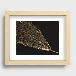 Gold Leaf Recessed Framed Print
