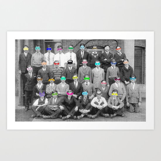Superheroes SF Art Print