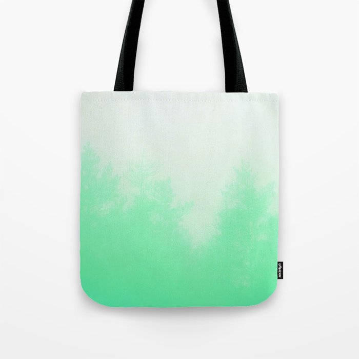 Out of focus - cool green Tote Bag