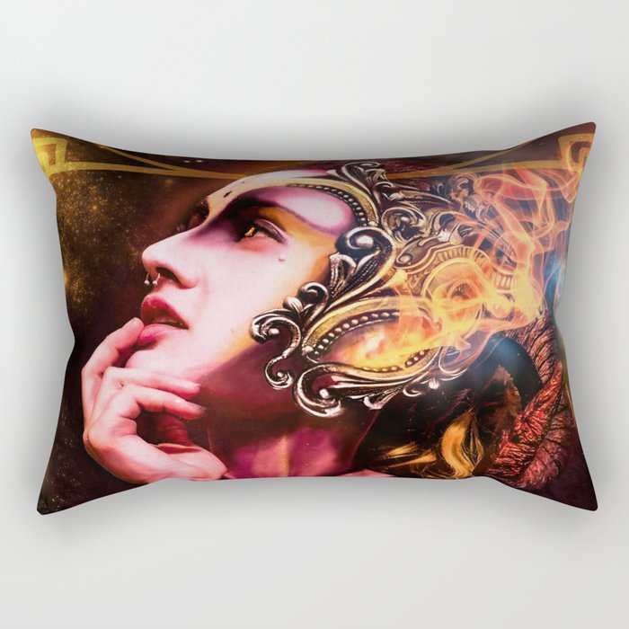 Goddess of war Rectangular Pillow