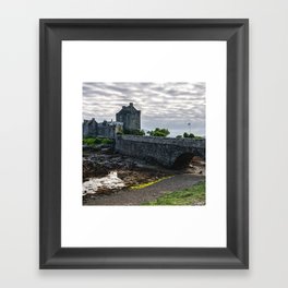 Great Britain Photography - Bridge Leading To Eilean Donan Castle Framed Art Print