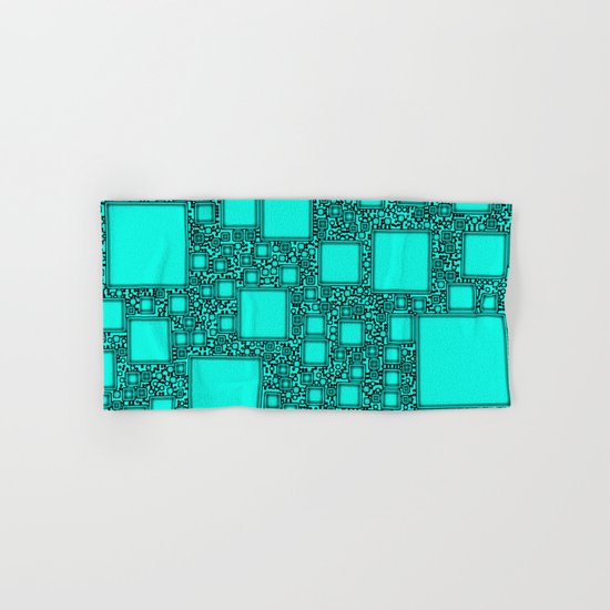 Electronics Blue Hand & Bath Towel