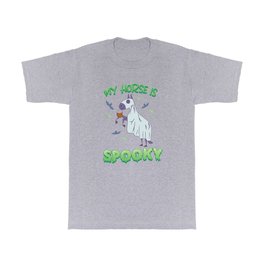 My Horse Is Spooky - Cute Halloween Ghost Horse T Shirt