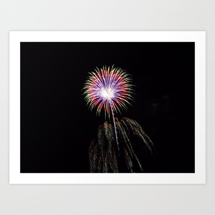 Fireworks Art Print
