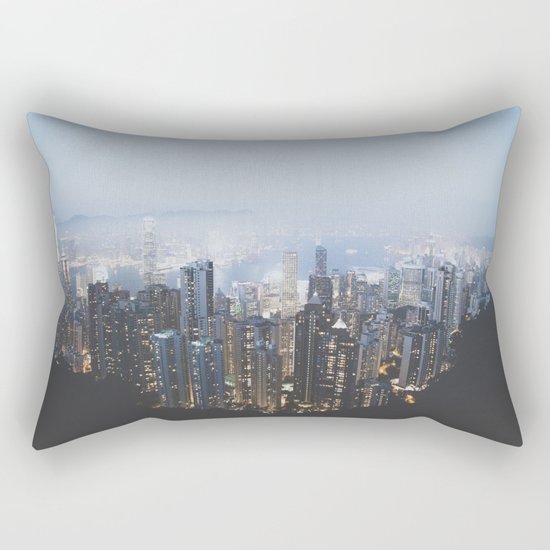 Hong Kong Rectangular Pillow