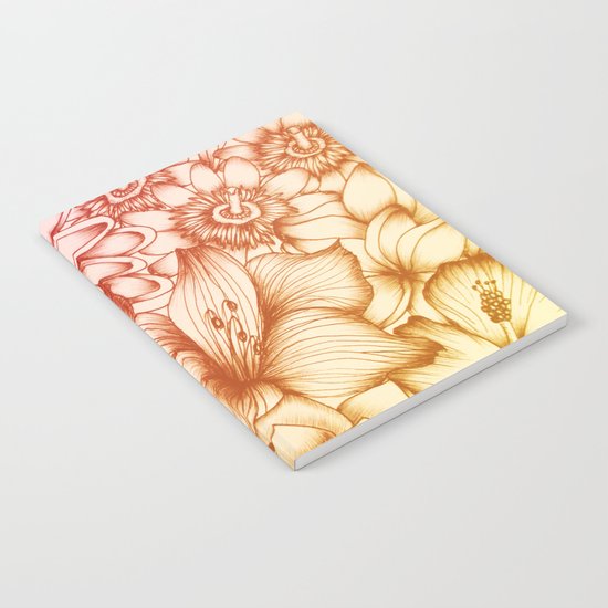 Tropical Flowers II Notebook
