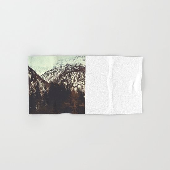 End of Winter in the Mountains Hand & Bath Towel