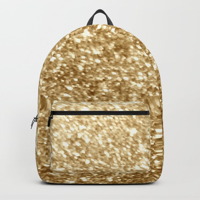 Gold glitter Backpack