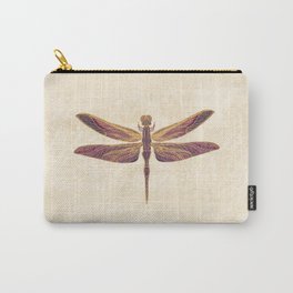 Art Nouveau Dragonfly In Purple Carry-All Pouch
