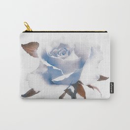 VINTAGE ROSE Carry-All Pouch | Painting, Pastelpetals, Leaves, Color, Aerosol, Pattern, Pastel, Beautiful, Flower, Digital 