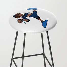 La marionnette - Tout bleu  Bar Stool