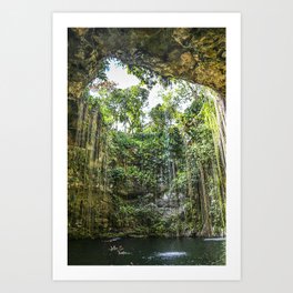 Cenote, Mexico Art Print