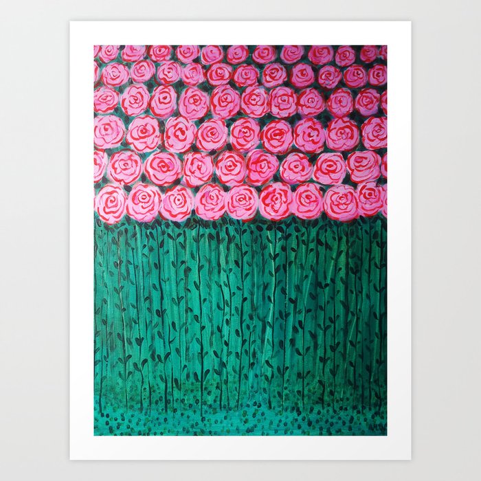 Hay 66 rosas en tu honor Art Print