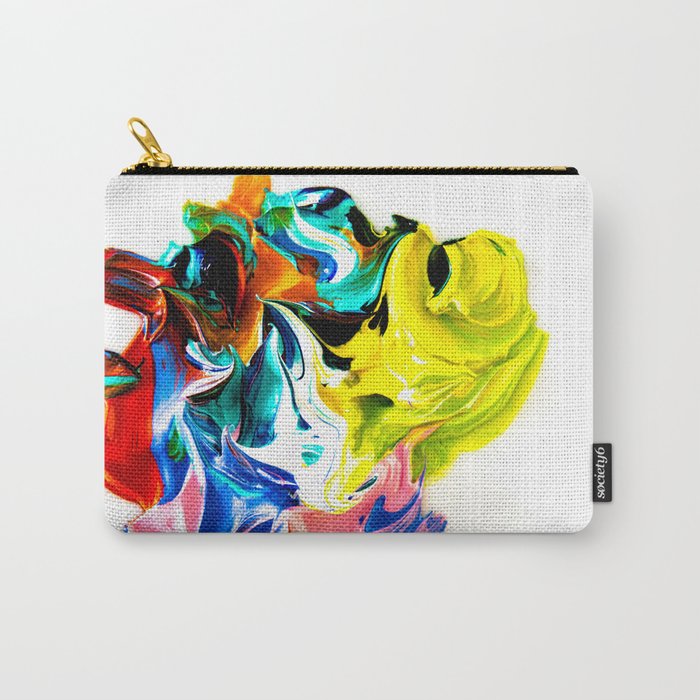 paint on a white background Carry-All Pouch