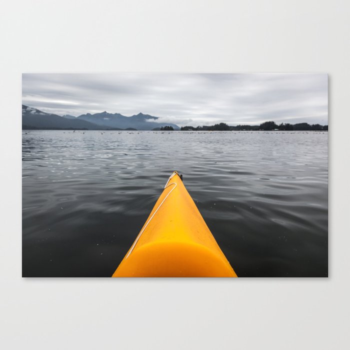 Kayaking in Alaska Canvas Print