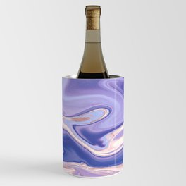 Lavender Liquid Marble Wine Chiller