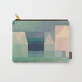 Paul Klee "Three Houses 1922" Carry-All Pouch