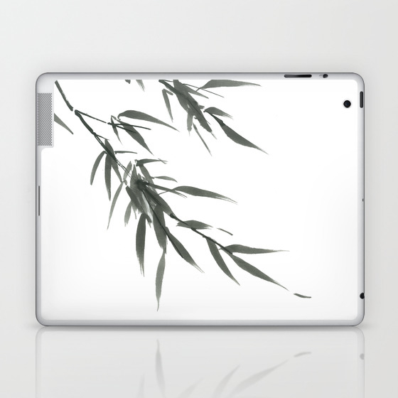 Silence Zen Art In Chinese Calligraphy Painting Laptop Ipad