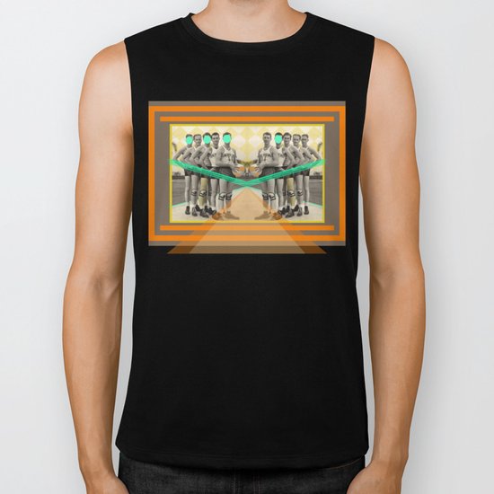 Eight years of basketball Biker Tank