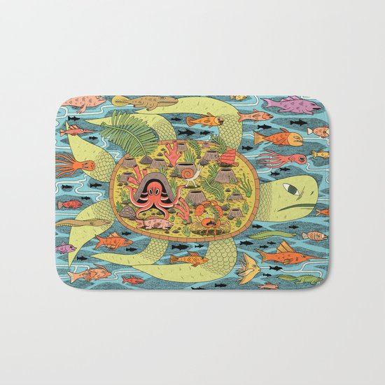 Giant Turtle Bath Mat