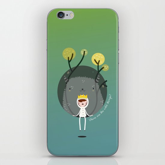 Where are the wild things? iPhone & iPod Skin