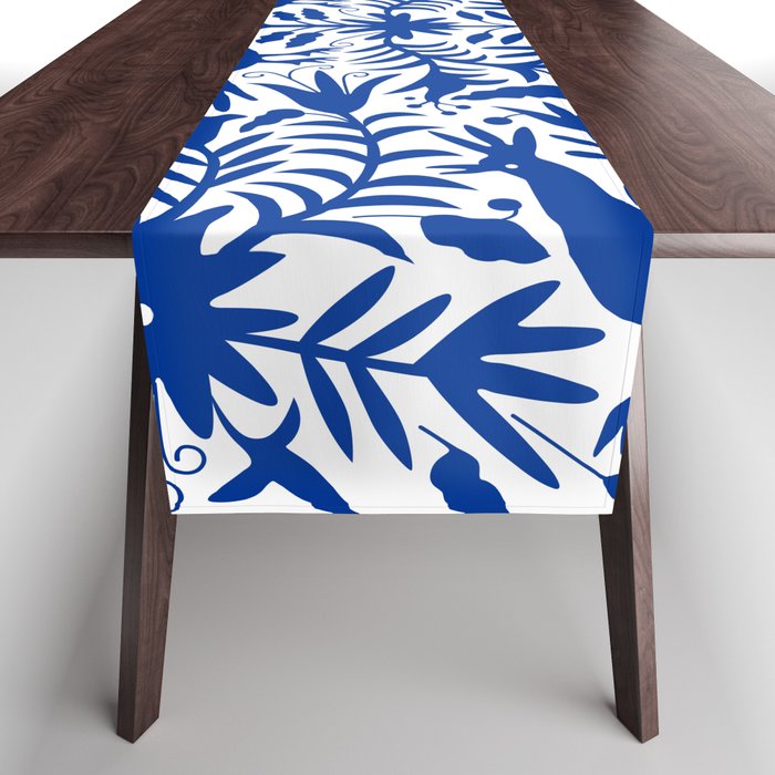 Otomi in Blue (Mexican Print) Table Runner