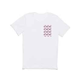 Dancing with Mondrian in Pink T Shirt