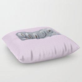 friends pink Floor Pillow