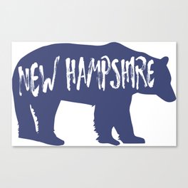 New Hampshire Bear Canvas Print