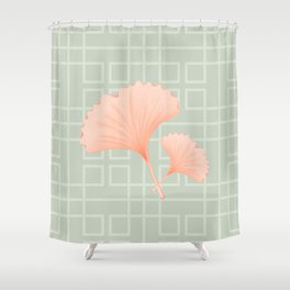 Ginkgo in Autumn Shower Curtain