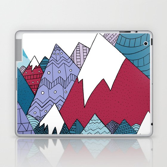 Blue Sky Mountains Laptop & iPad Skin
