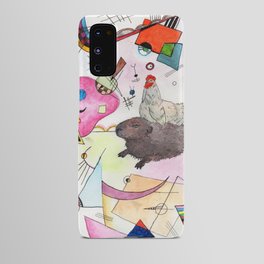 Friendship with Birds and Abstract Painters I - Wassily Kandinsky Android Case