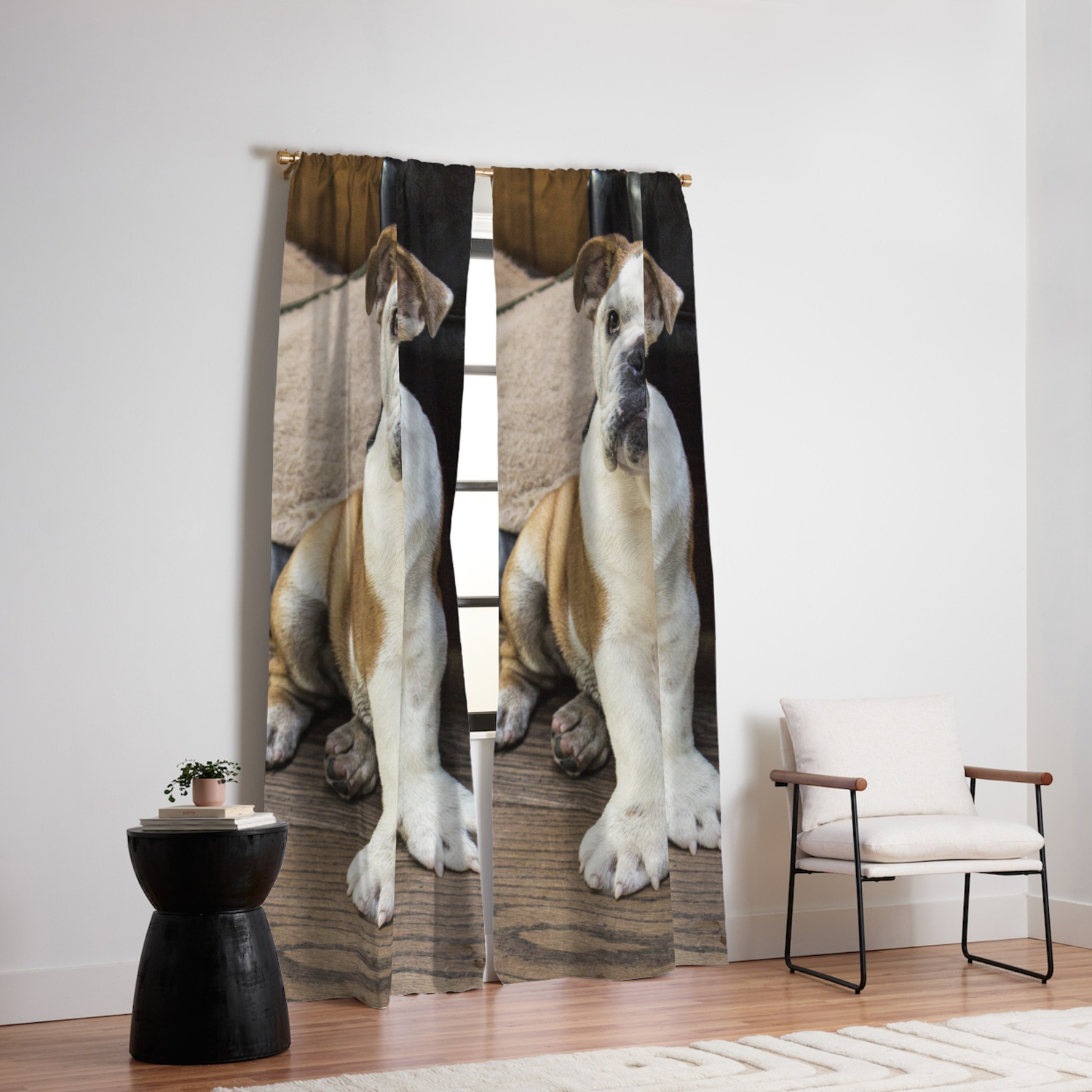British Bulldog Puppy Blackout Curtain By Halztalz Society6 British Bulldog Puppy Blackout Curtain
