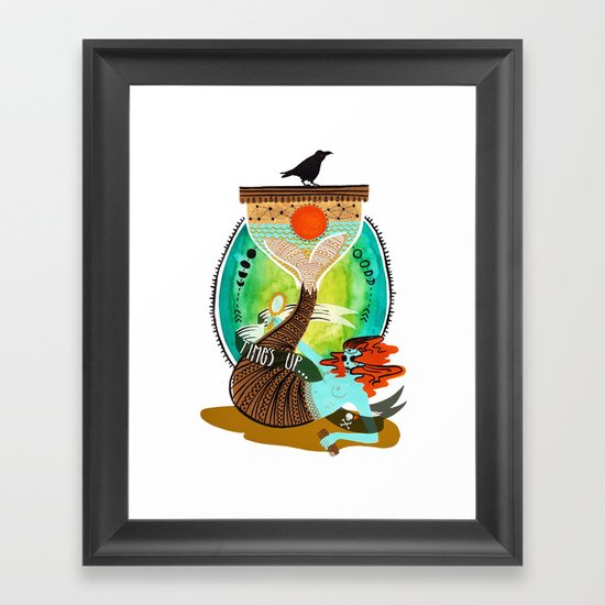 Time Framed Art Print