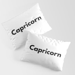 Capricorn, Capricorn Sign Pillow Sham