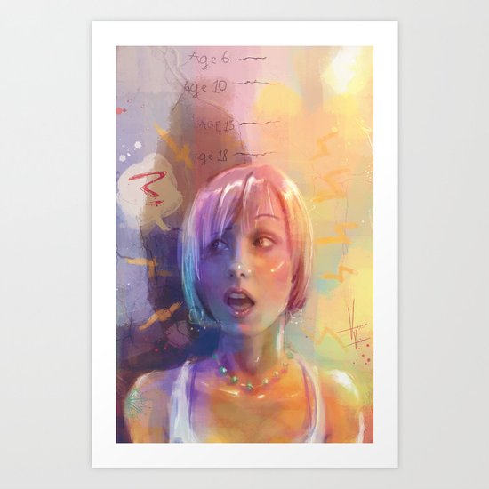 Growing Up Art Print