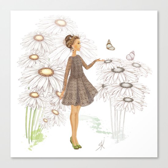 Daisies Canvas Print