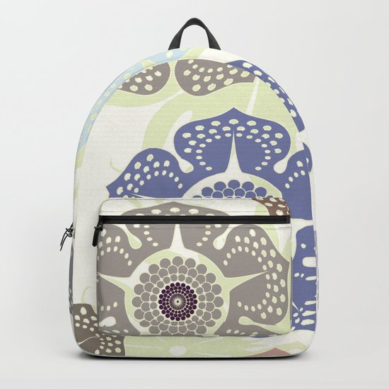 Flowers Pattern Backpack