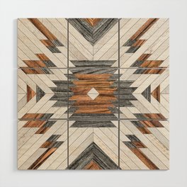 Urban Tribal Pattern No.8 - Aztec - Wood Wood Wall Art