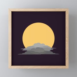 Harvest Moon Framed Mini Art Print